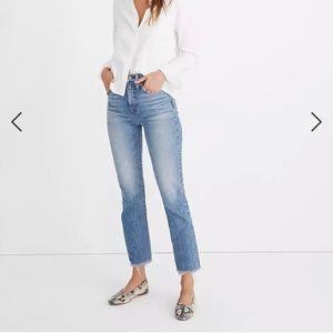 Madewell Perfect Vintage Crop Jean - NEVER WORN Ainsworth Wash